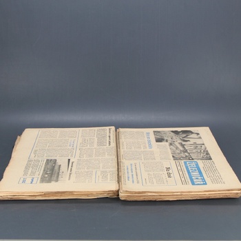 Sbírka novin Železničář z roku 1968