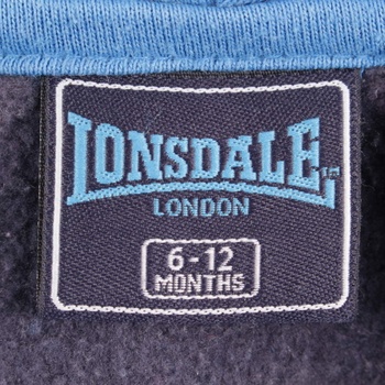 Chlapecká mikina Lonsdale modré barvy
