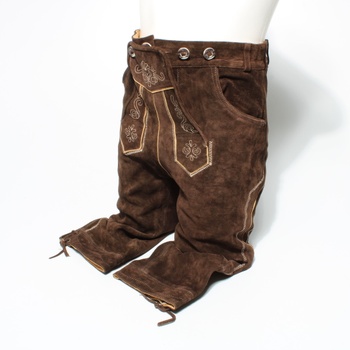 Krojové kožené kalhoty Gloria Wears GK46 