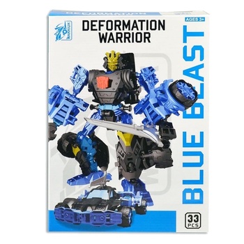 Robot deformation warrior Blue Beast