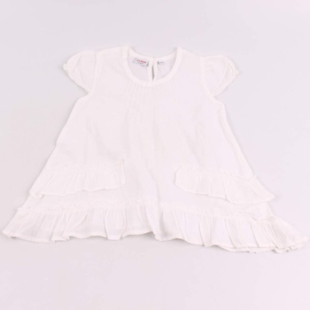 Dětské šaty KappAhl bílé bavlněné