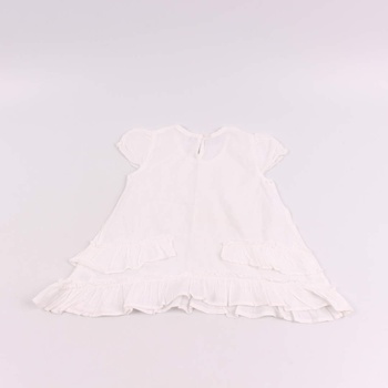 Dětské šaty KappAhl bílé bavlněné