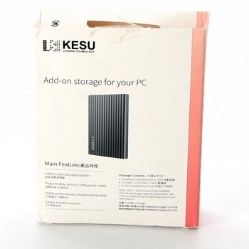 Externí pevný disk Kesu KESU-1019