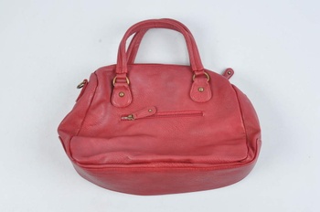 Dámská kabelka odstín červené s popruhem