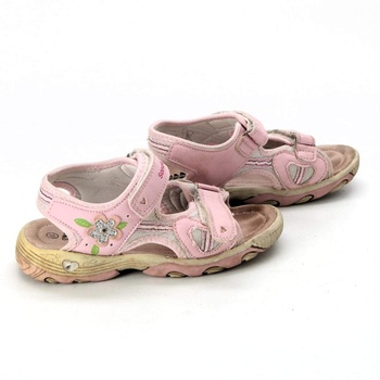 Dívčí sandálky Sandic růžové barvy