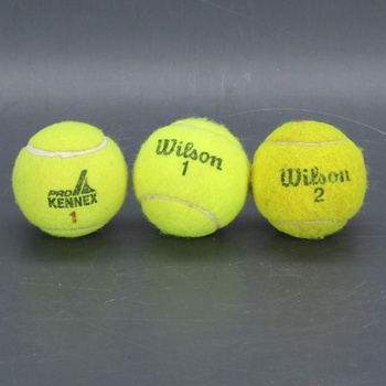 Tenisové míče Pro Kennex a Wilson