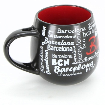 Porcelánový hrnek s nápisem Barcelona