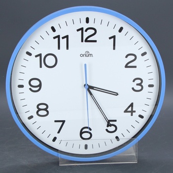 Nástěnné hodiny Orium modré 11679