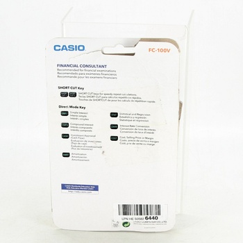 Finanční kalkulačka Casio FC100 V