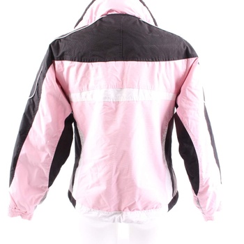 Lyžařská bunda dámská odstín černé a růžové