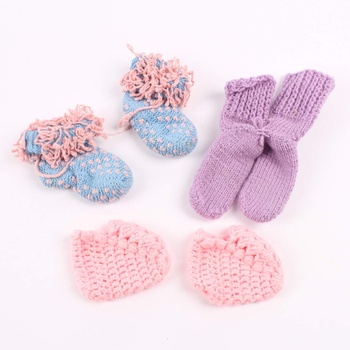 Dětské ponožky pletené multikolor 2 ks