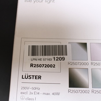 Nástěnné svítidlo Reality Leuchten R25072002