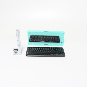Bezdrátová klávesnice Logitech K360 černá