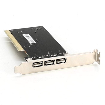 Řadič USB 94V-0 3+1 USB 2.0 PCI