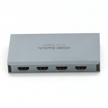 HDMI switch Wenter ‎3 In 1 Out šedý 