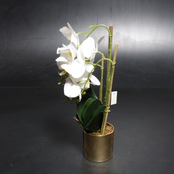 Umělá orchidej v květináči  Qucover