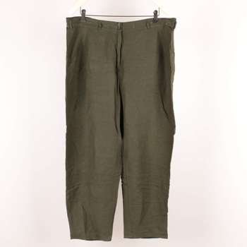 Dámské tříčtvrteční kalhoty odstín zelené 