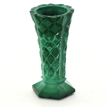 Porcelánová váza a cukřenka zelené