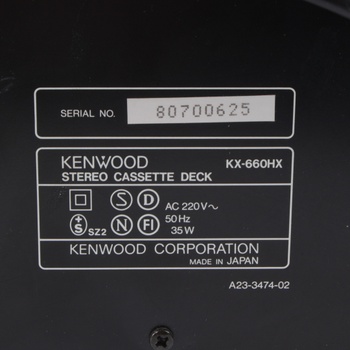 Stereo magnetofon Kenwood KX-660HX