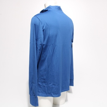 Pánské tričko s dlouhým rukávem modré M