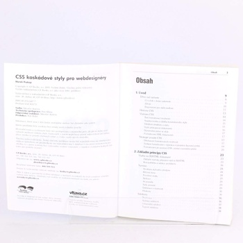 Kniha CSS kaskádové styly pro webdesignéry