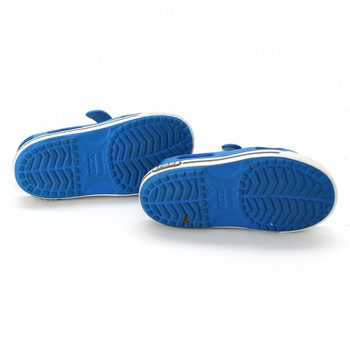 Dětské sandále Crocs modré na suchý zip