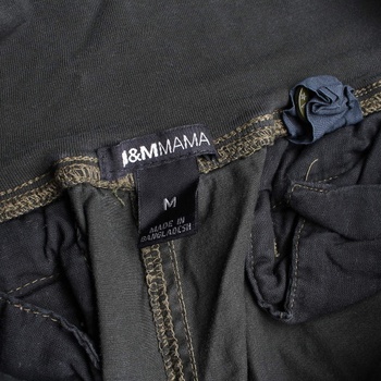 Těhotenské plátěné kalhoty H&M Mama černé