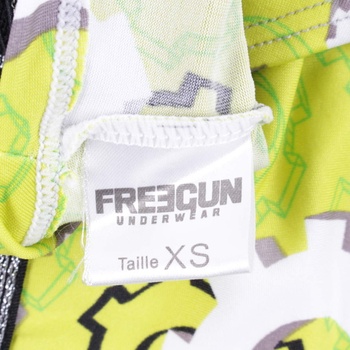 Dámské kalhotky Freegun žluté se vzory