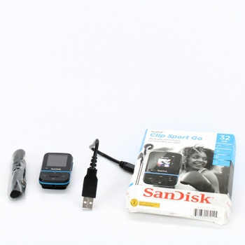MP3 přehrávač Sandisk ‎Clip Sport Go modrý