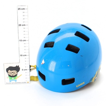 Dětská helma Uvex Kid 3 modrožlutá 55-58 cm