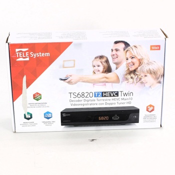 DVB-T2 přijímač TELE System TS6820 