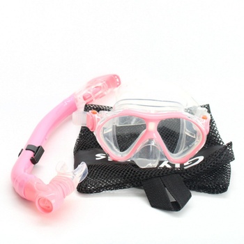 Potápěčská sada Glymnis růžová brýle+šnorchl