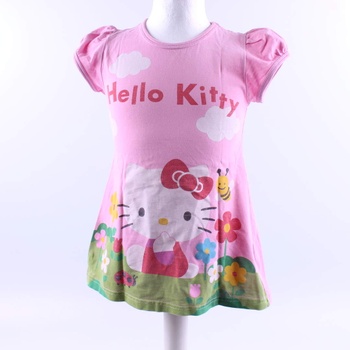 Dívčí tričko Hello Kitty růžové