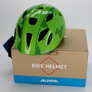 Dětská helma Alpina zelená vel.47-51