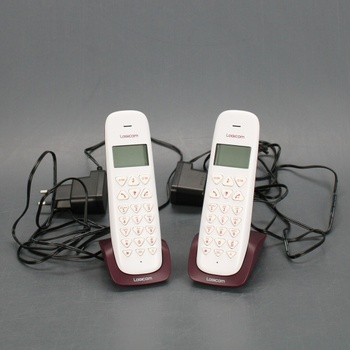 Telefony Logicom Vega 250 bílo-fialové