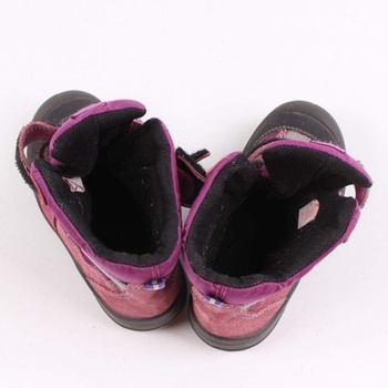 Dětské zimní boty M-tex růžovo fialové