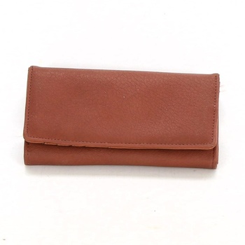 Dámská peněženka hnědá 17 x 10 cm