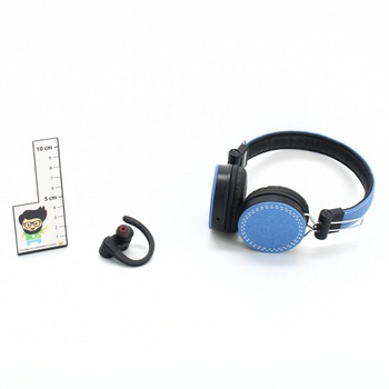 Bluetooth sluchátka modrá