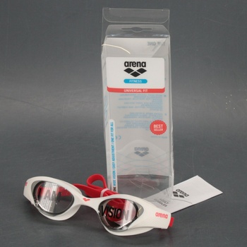 Plavecké brýle Arena 001430 bílá, červená