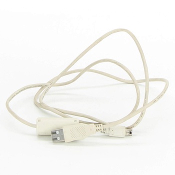 USB/mini USB kabel bílý délka 124 cm