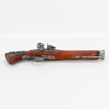 Replika staré pistole s křesadlovým zámkem