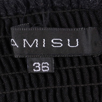 Dámská vesta Amisu černá s kšandami