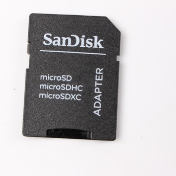 MicroSDHC karta Sandisk 32 G s adaptérem