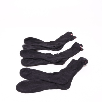 Pánské ponožky černé 3 páry 28 cm