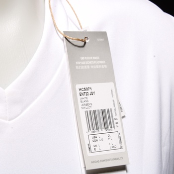 Pánské tričko Adidas Ent22 bílé