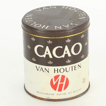 Plechová dóza na kakao Van Houten