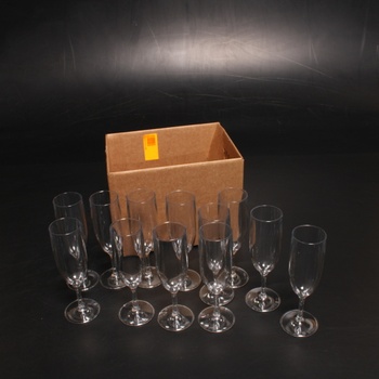 Sklenice na šampaňské NORDISKA PLAST 12 ks