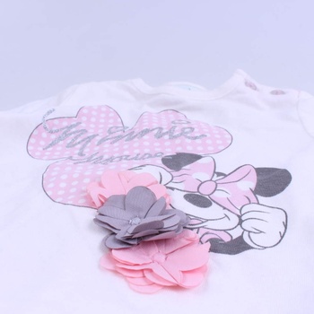 Dětské triko Disney bílé s Minnie