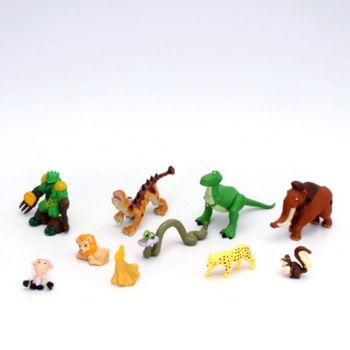 Figurky plastových zvířátek 10 kusů
