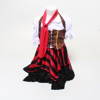 Pirátský kostým pro dívky Widmann vel. 128